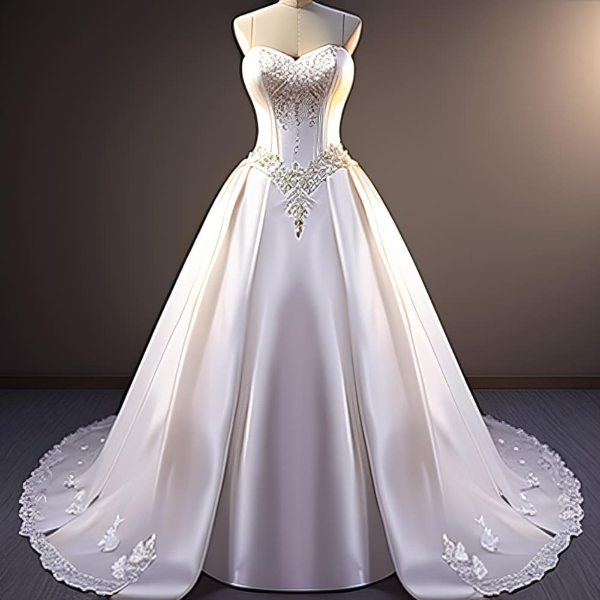 Off Shoulder Bridal Ball Gown